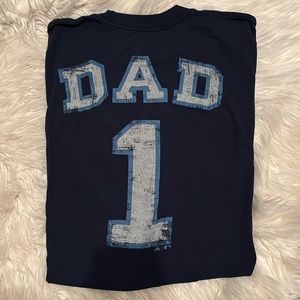 Large Tampa bay rays number one dad shirt